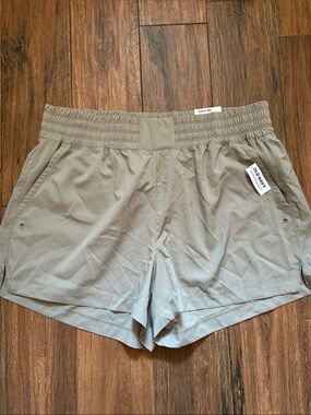 NWT Old Navy Khaki Tan Athletic Shorts